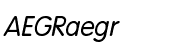 VAG Rundschrift Light Italic