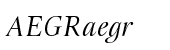 ITC New Esprit&reg; Pro Display Italic
