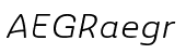 Ashemore Softened Extended Regular Italic