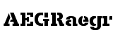 Serifa Stencil Bold (D)