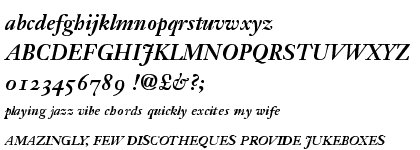 Janson Text™ 76 Bold Italic OsF