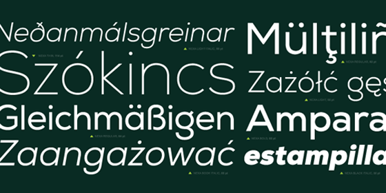 Free Nexa fonts from FontFabric