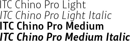 ITC Chino Pro Volume One Weights