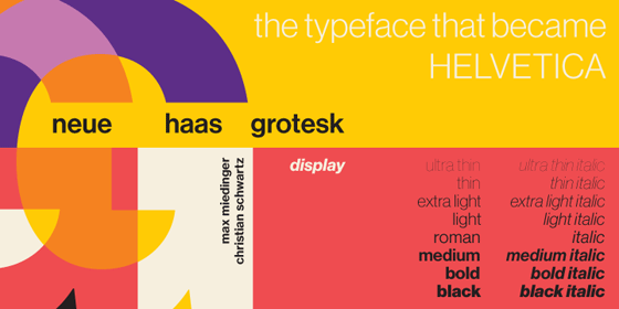 Neue Haas Grotesk Pro Display Pack OT TTF