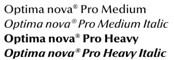 Optima Nova® Pro Basic 3 Value Pack