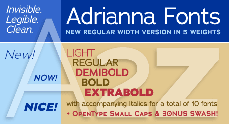 adrianna fonts