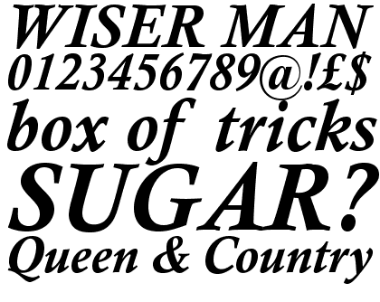 Calisto� Bold Italic