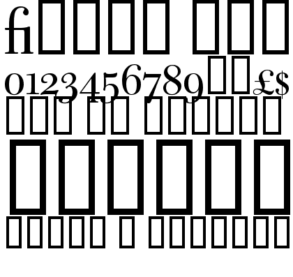 Bulmer Italic Display Alternates