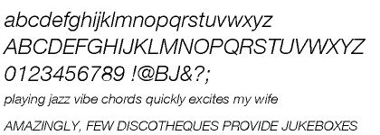 Neue Helvetica™ Cyrillic 46 Light Italic