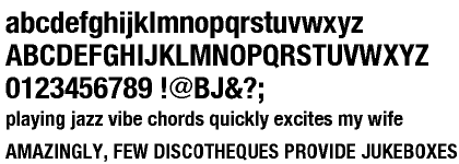 Neue Helvetica™ Cyrillic 77 Bold Condensed