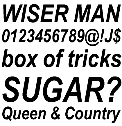 Arial� Narrow Cyrillic Bold Inclined