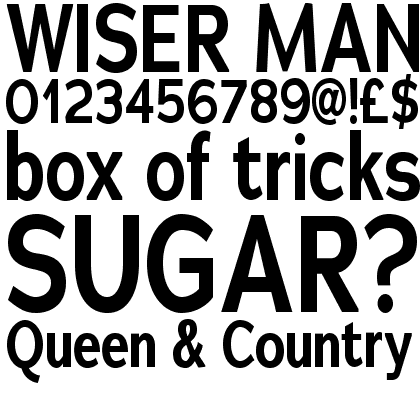 Adrianna Condensed DemiBold