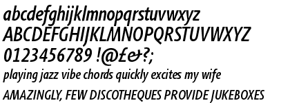 Agilita&trade; Com Medium Condensed Italic