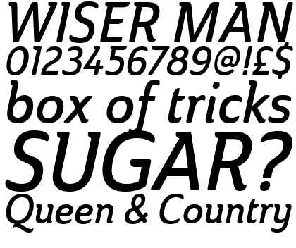 Ainslie Condensed Demi Italic