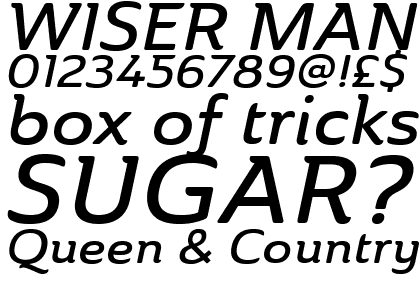 Ainslie Extended Demi Italic