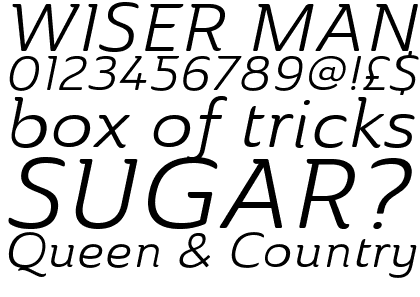 Ainslie Extended Regular Italic