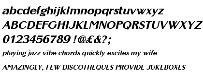 Altrincham Extra Bold Oblique