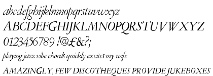 Amsterdamer Garamont Regular Italic (P)