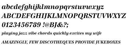 Antiqua URW 2025 Cyrillic Bold Italic