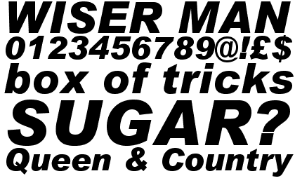 Arial&reg; Black Italic