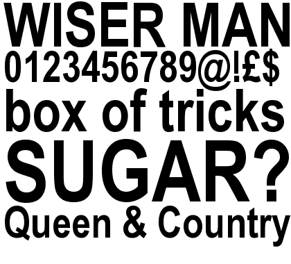 Arial&reg; Narrow WGL Bold