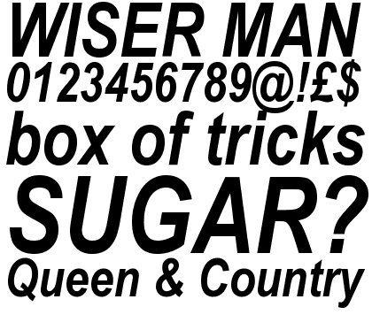 Arial&reg; Narrow WGL Bold Italic