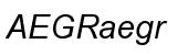 Arial&reg; WGL Italic