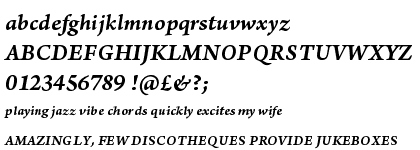 Arno&trade; Pro Semibold Italic Caption