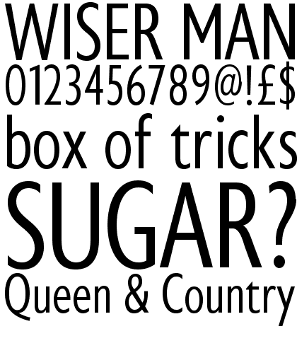 Astoria Sans Light Condensed