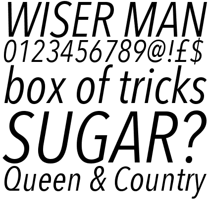 Avenir&reg; Next Pro Condensed Italic