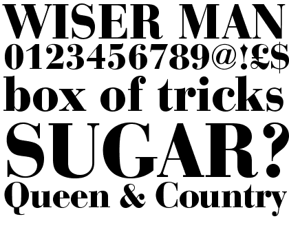 Bauer Bodoni Bold (D)