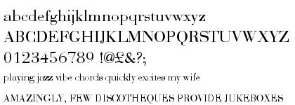 Bauer Bodoni CE Regular