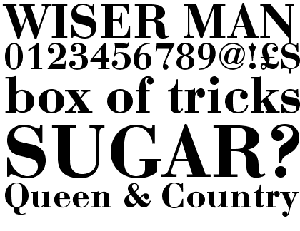 Bauer Bodoni Demi Bold