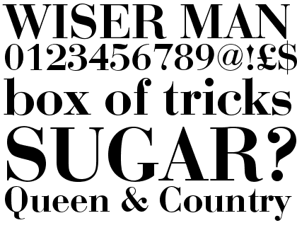 Bauer Bodoni Demi Bold (D)