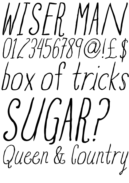 Blue Goblet Drawn Condensed Light Italic