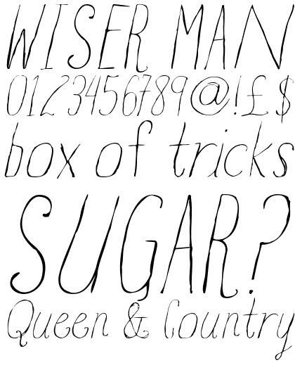 Blue Goblet Drawn Thin Italic