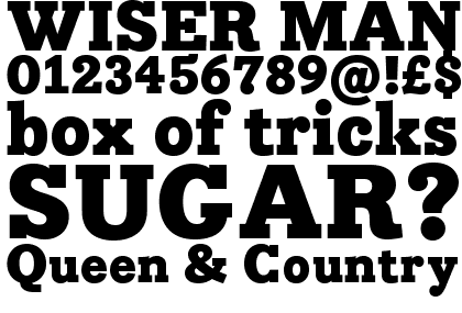 Bodoni Egyptian Pro Black