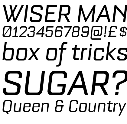 Bourgeois Medium Italic