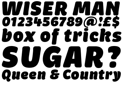 Brevia ExtraBlack Italic