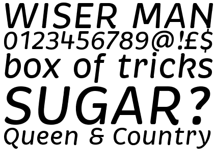 Brevia Medium Italic