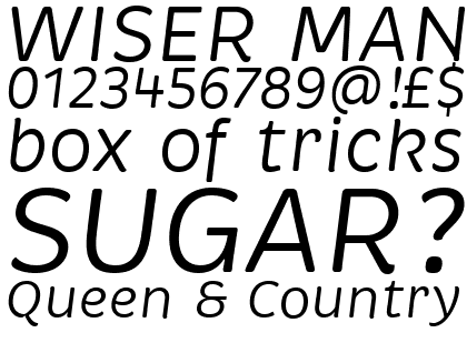 Brevia Regular Italic