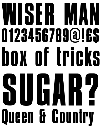 British Inserat Condensed