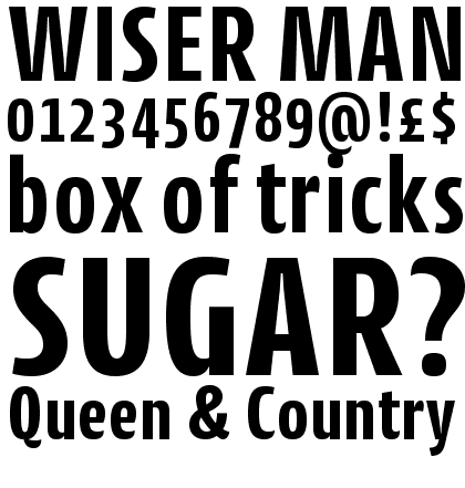 Cantiga Condensed Bold