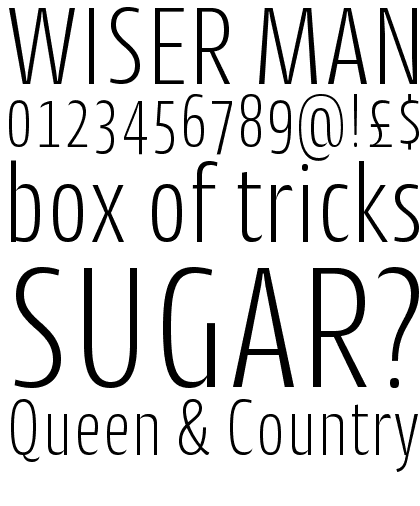 Cantiga Condensed Extra Light