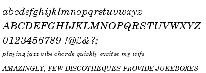 Century Schoolbook DT Italic