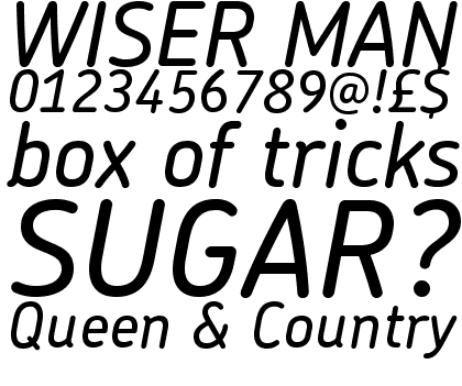 Chevin Std Medium Italic