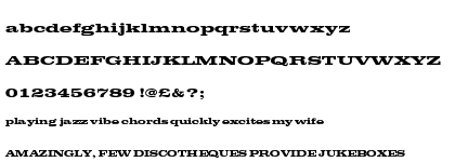 Clarendon Bold Expanded