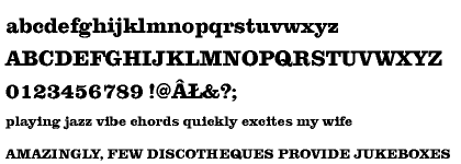 Clarendon CE Extra Bold