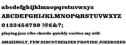 Clarendon URW Extra Bold