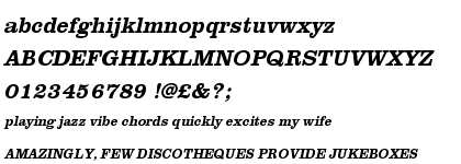 Clarendon URW Medium Narrow Oblique